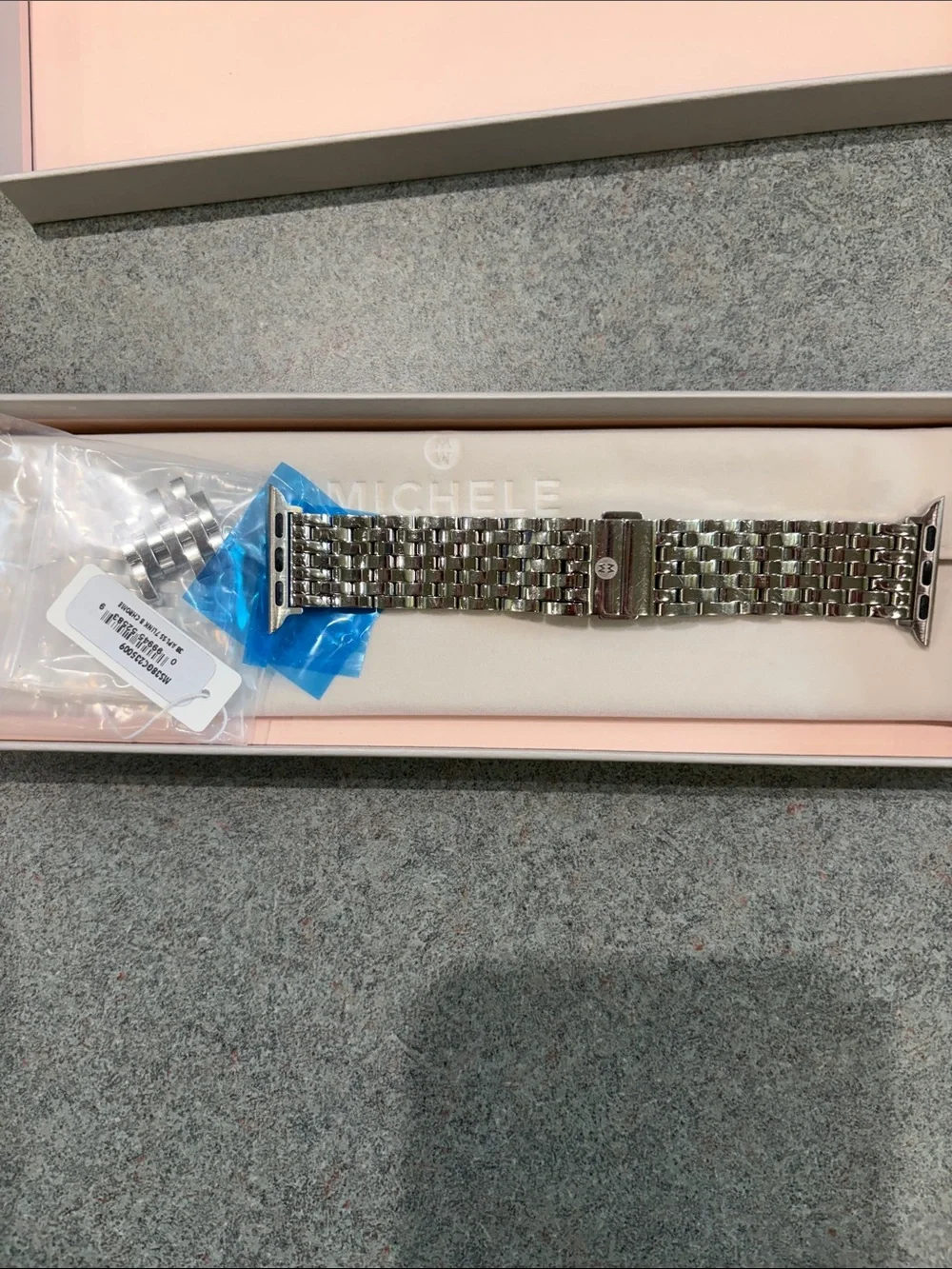 38/40/41/42 mm Michele Stainless Bracelet Band for Apple Watch